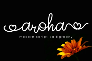 Aroha Script: A Handwritten Font for Web Design