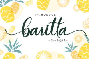 Baritta Script: A Sweet Typeface for Campaigns