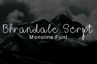 Bhrandale Script: A Bold Handwritten Font for Web Design