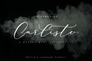 Carliste Script Font for Handmade Creators