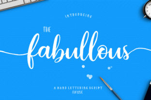 Fabullous Script: A Bold Typeface for Editorial Design