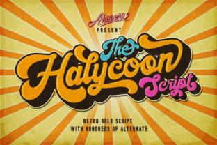 Halycoon Script: A Bold Typeface for Editorial Design