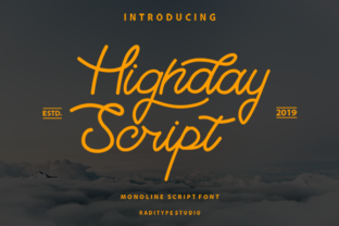 Highday Script: A Handwritten Font for Branding