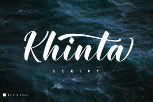 Khinta Script: A Bold Typeface for Modern Web Design