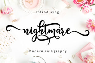 Nightmare Script: A Bold Typeface for Campaigns
