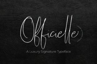 Officielle Script: Elevate Your Brand Typeface