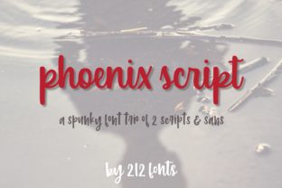 Phoenix Script Trio: A Handwritten Typeface for Branding