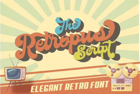 Retropus Script: A Retro Typeface for Modern Branding