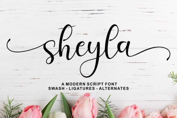 Sheyla Script: A Modern Typeface for Digital Design