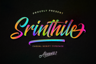 Srinthile Script: A Casual Handwritten Typeface for Modern Brands