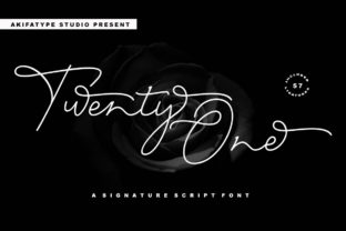 Twenty One Script: A Bold Handwritten Typeface for Web
