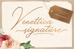 Venettica Signature Romantic Script Typeface