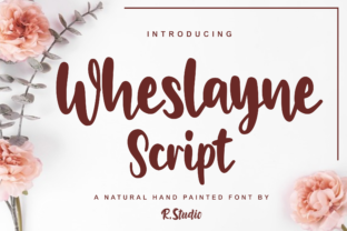 Wheslayne Script Font for Branding